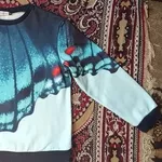 Кофта с принтом бабочка 