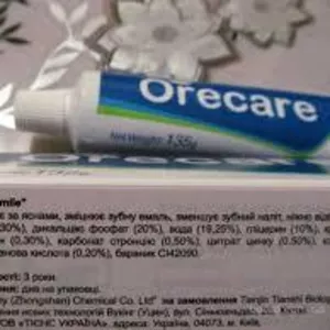 Зубная паста  отбеливающая –Orecare. 