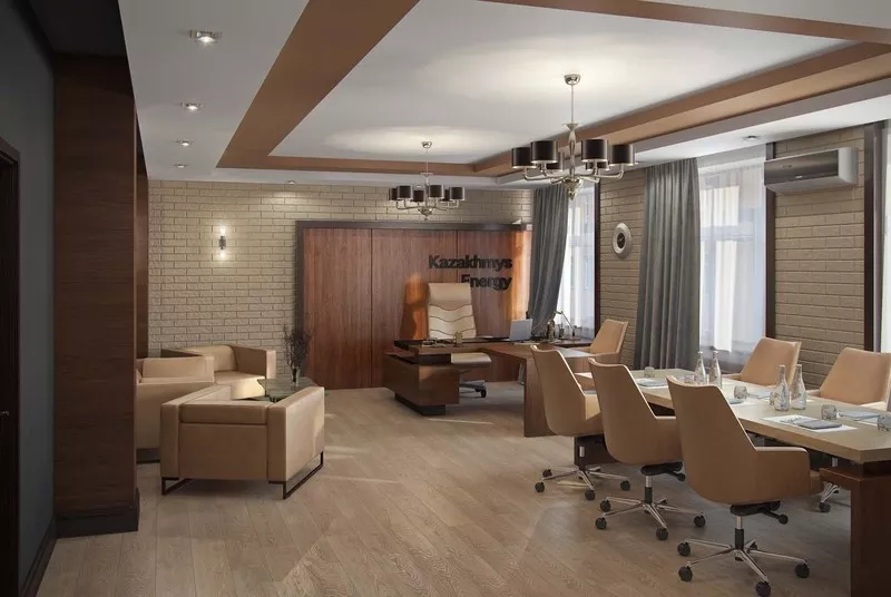 Дизайн интерьера административных и офисных помещений в Караганде 3