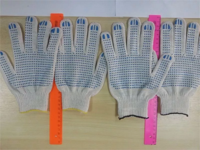Рабочие ХБ перчатки с ПВХ