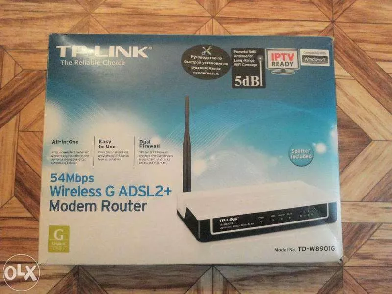 Модем TP-Link TD-W8901G (Wi-Fi роутер со встроенным модемом ADSL2+)