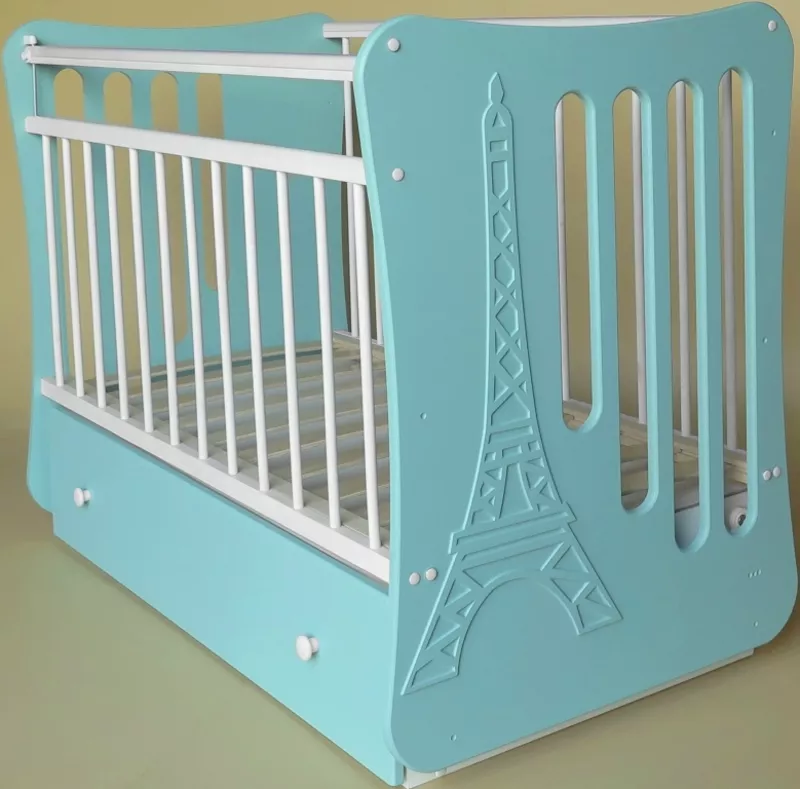 Кроватка для новорожденых Гламур 2