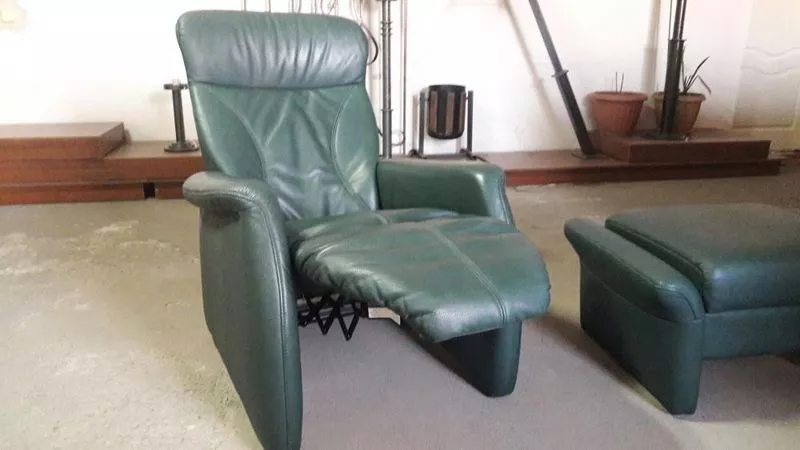 Кожаный диван,  кожаная мебель для дома и офиса из Германии 4