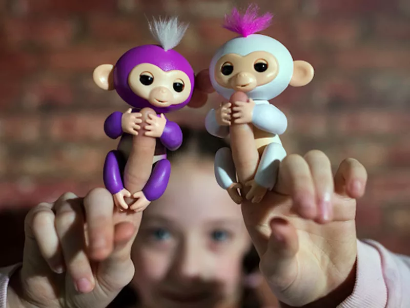 Оригинал Интерактивная обезьянка Fingerlings 2